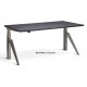 Five Dual Motor Tapered Leg Height Adjustable Desk